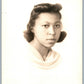 BLACK AMERICANA YOUNG LADY VINTAGE PHOTO 8 x 9 3/4"