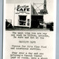 WILCOX AZ MARYLIN CAFE VINTAGE REAL PHOTO POSTCARD RPPC