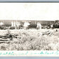 LOCOMOTIVE WRECK TRAIN CRASH RAILROAD ANTIQUE REAL PHOTO POSTCARD RPPC railway