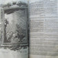 1751 PIGSKIN BINDING BIBLE BIBLIA SACRA FOLIO 9.5 x 15" antique ILLUSTRATED