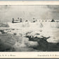 HAMPTON BEACH NH IN WINTER ANTIQUE POSTCARD