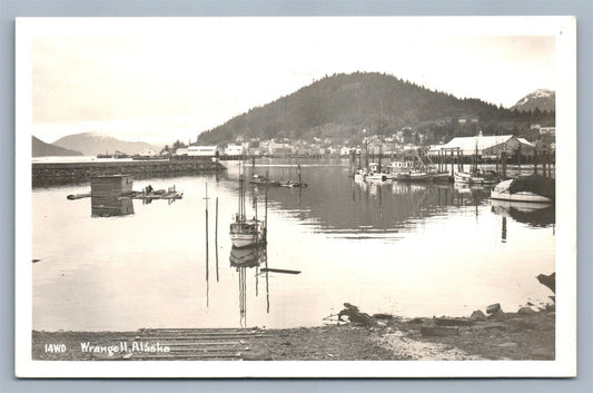 WRANGELL AK VINTAGE REAL PHOTO POSTCARD RPPC