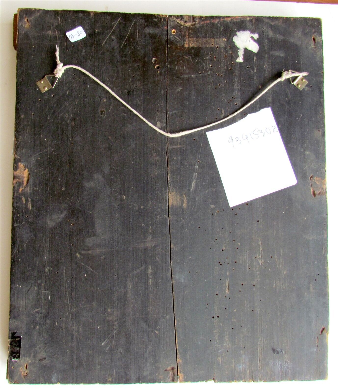 RUSSIAN ICON of BAPTISM of CHRIST antique 19th CENTURY