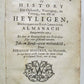 1732 ANTI-PAPIST WORK by Magyrus antique VELLUM Almanachs heiligen