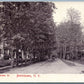 JAMESTOWN NY ALLEN STREET ANTIQUE POSTCARD
