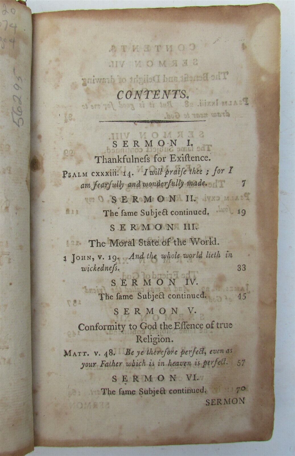 1797 TWENTY FOUR SERMONS by NEHEMIAH WILLIAMS antique WORCESTER AMERICANA