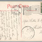 NATICK MA INDIAN BURYING GROUND ANTIQUE POSTCARD