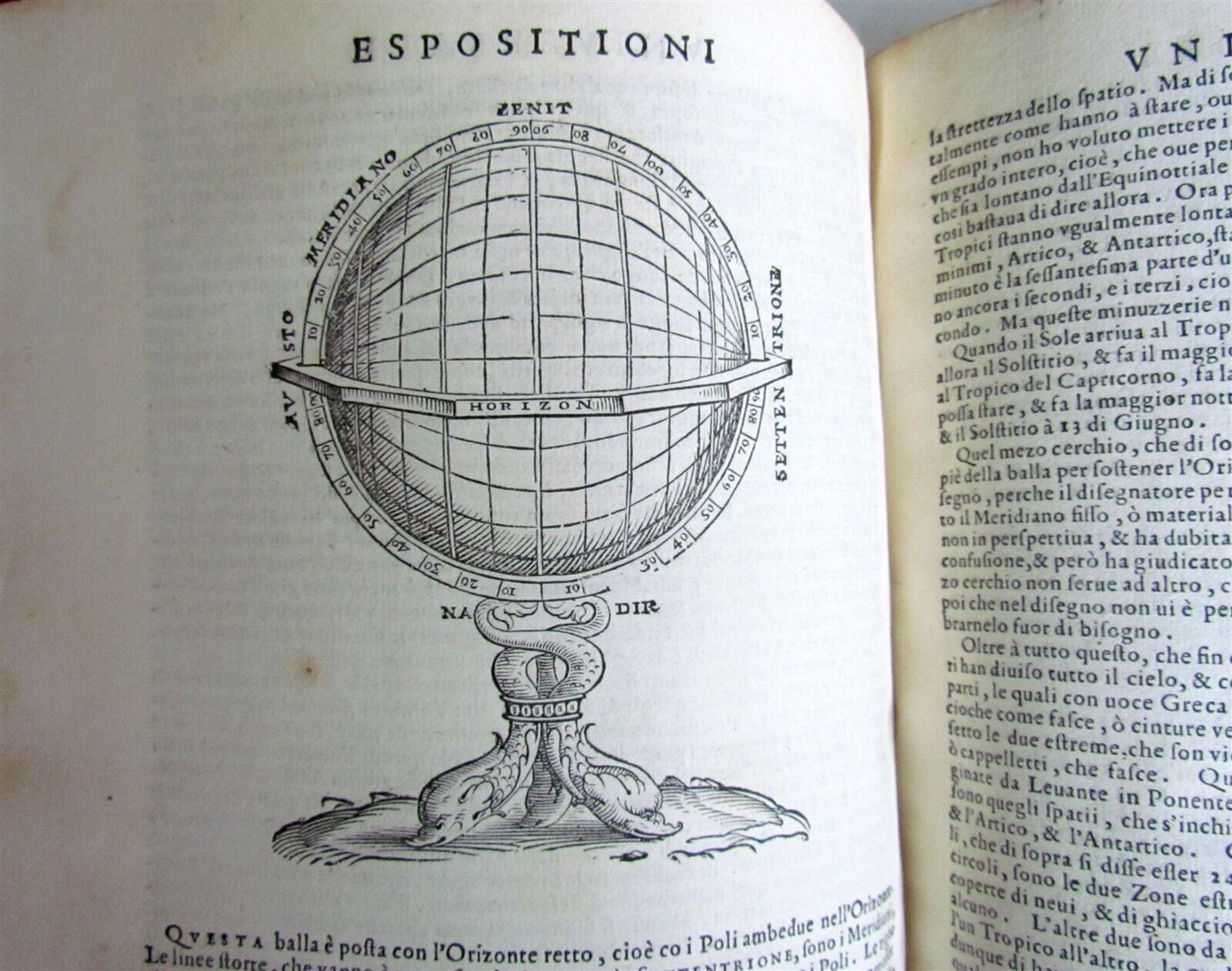 1561 LA GEOGRAFIA DI CLAUDIO TOLOMEO ALESSANDRINO by Girolamo Ruscelli ANTIQUE