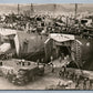 WWII NAPLES FRANCE PORT RED CROSS TRUCKS SHIPS VINTAGE REAL PHOTO POSTCARD RPPC