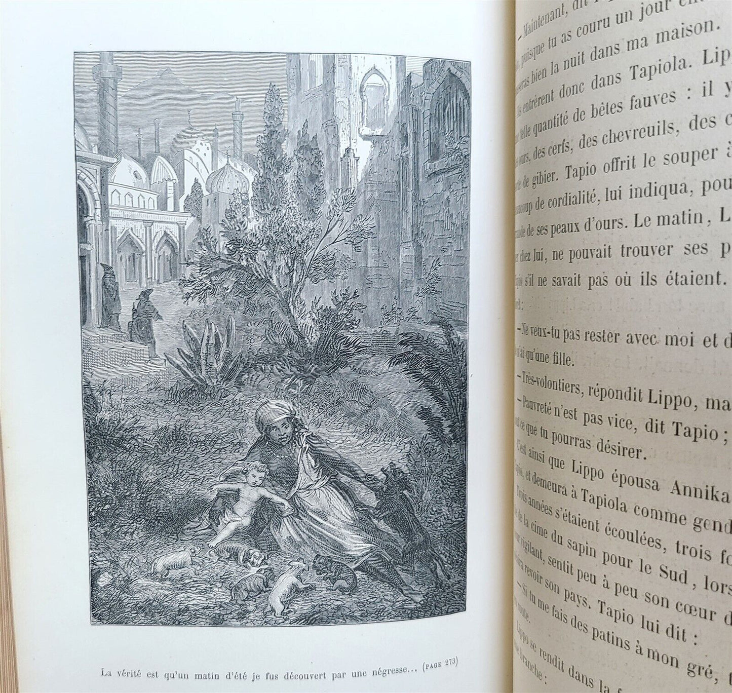 1880s CONTES de TOUS PAYS par EMILE CHASLES antique ILLUSTRATED