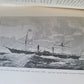 1892 THE ATLANTIC FERRY ITS SHIPS MEN & WORKING antique ILLUSTRATED Vellum bound