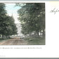 MONTROSE PA MAPLE STREET UNDIVIDED ANTIQUE POSTCARD
