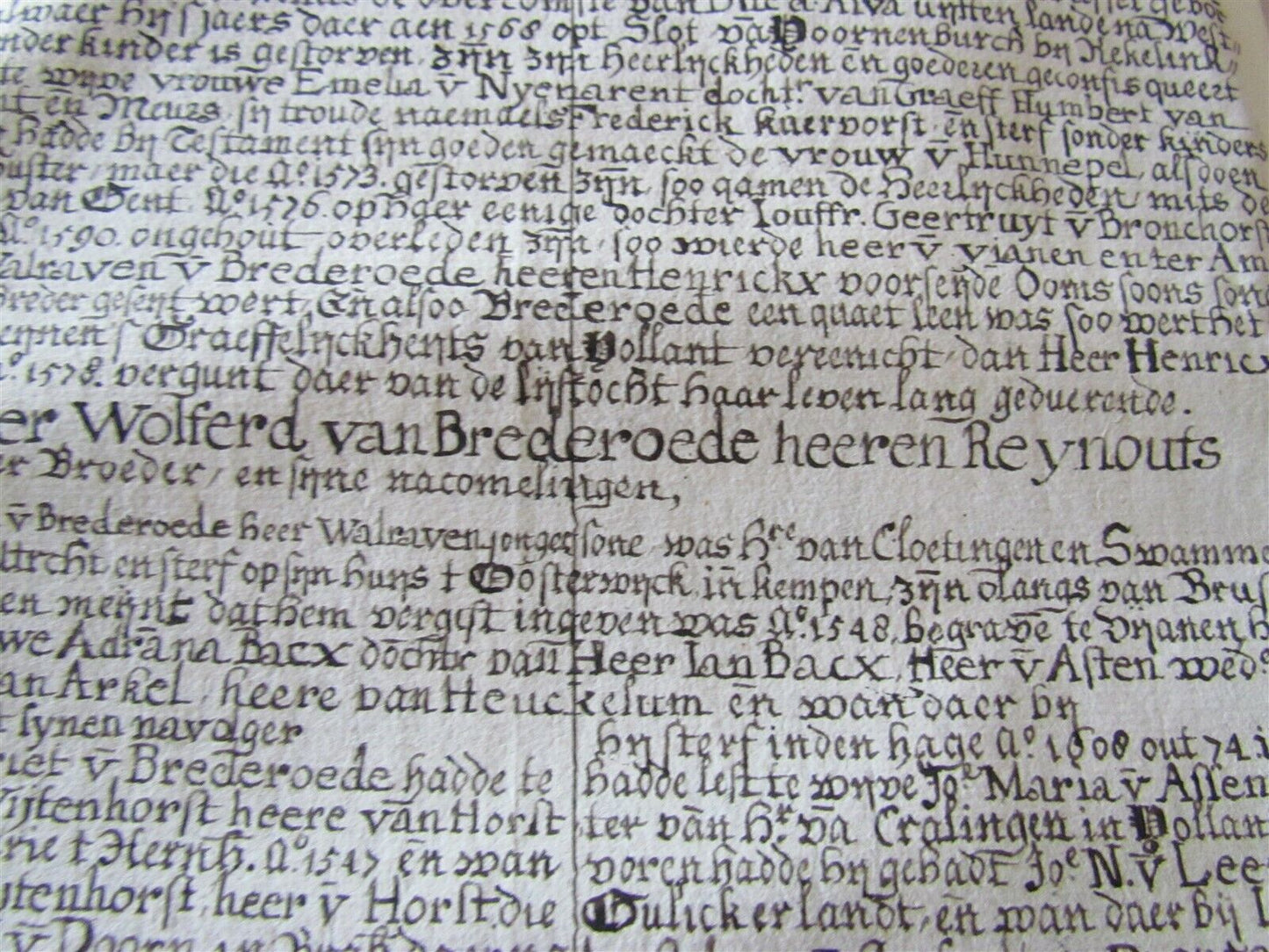 1636 NETHERLANDS HISTORY ILLUSTRATED VELLUM BINDING antique FOLIO