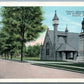 DEPOSIT NY CHRIST'S CHURCH & SOLDIER'S MONUMENT ANTIQUE POSTCARD