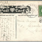 MEXICAN WAR GENERAL ZAPATA DESTROYING RAILROAD BRIDGE ANTIQUE POSTCARD