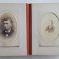 1880s PHOTO ALBUM VICTORIAN antique w/ decorative binding w/CDV 50 photos