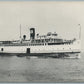 STEAMBOAT NAUSHON VINTAGE REAL PHOTO POSTCARD RPPC