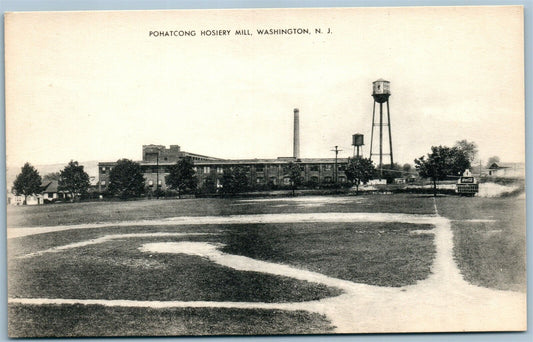 WASHINGTON NJ POHATCONG HOSIERY MILL VINTAGE POSTCARD