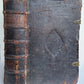 1598 COSMOGRAPHY by Sebastian Munster antique ILLUSTRATED original binding RARE