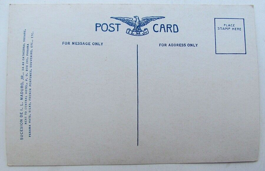 VINTAGE POSTCARD - THE GREAT GAILLARD CUT PANAMA CANAL