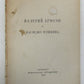 RUSSIAN 1922 PETERSBURG ELSEVIR PUBLISHER VALERII BRUSOV I NASLEDIE PUSHKINA