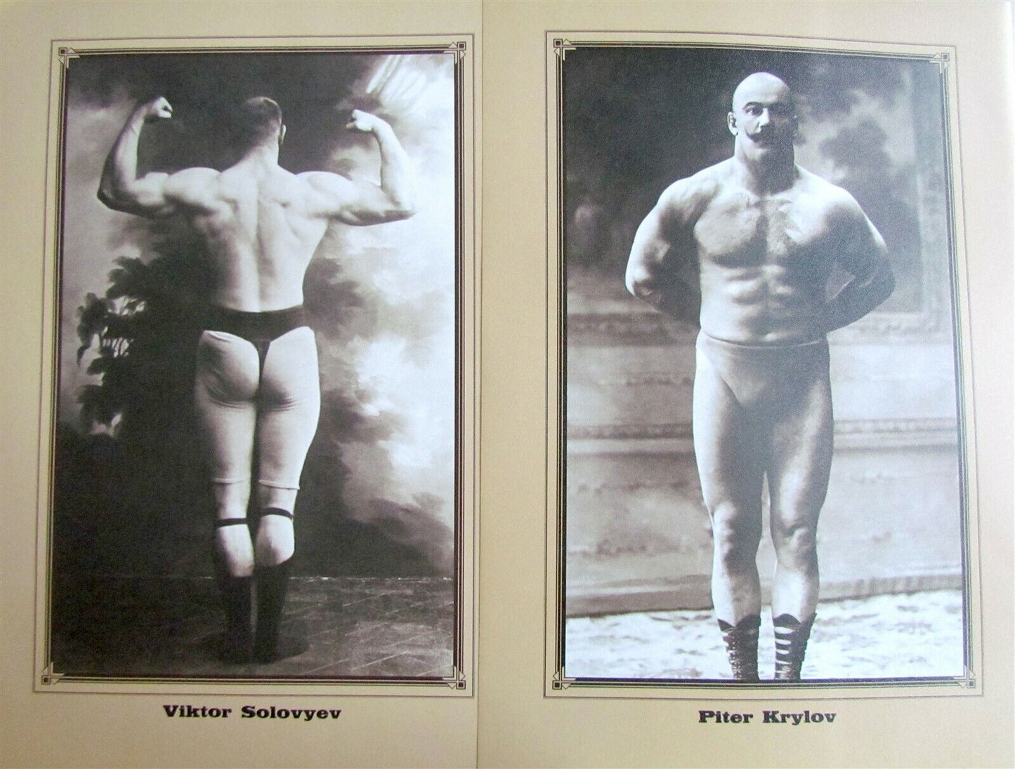 RUSSIAN early 20th CENTURY WRESTLERS SET of 16 POSTERS gay interest