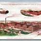 AKRON OH FIRESTONE TIRE & RUBBER CO. FACTORIES ANTIQUE POSTCARD