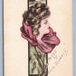 ARTIST SIGNED COBB SHINN ANTIQUE POSTCARD