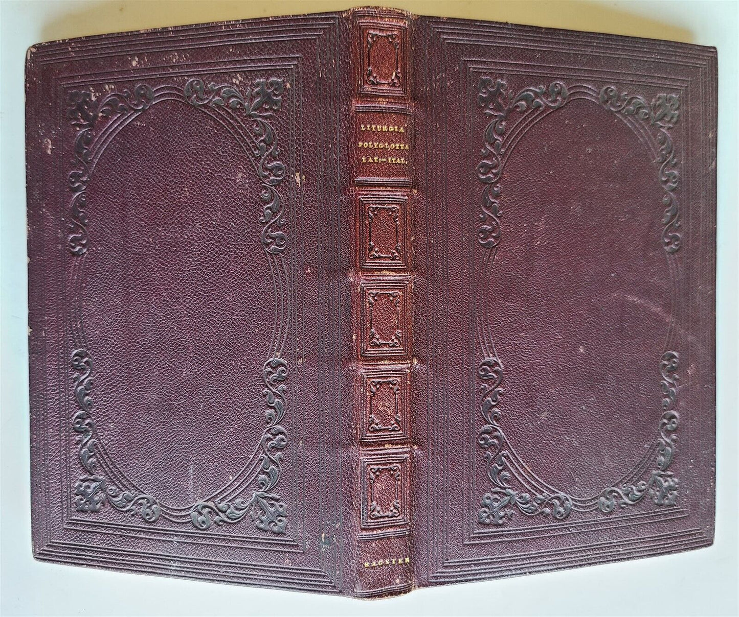 1821 LITURGIA BRITANNICA antique PRAYER BOOK UNITED CHURCH OF ENGLAND & IRELAND