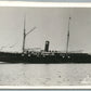 STEAMSHIP SS CHATHAM VINTAGE REAL PHOTO POSTCARD RPPC