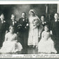 MIDGETS WEDDING FRED KOPER'S BRIDAL PARTY ANTIQUE POSTCARD