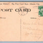 ATLANTIC CITY NJ TELEGRAM POST CARD 1920 ANTIQUE POSTCARD