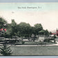 FLEMINGTON NJ THE PARK 1908 ANTIQUE POSTCARD