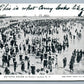 BROOKLYN NY CONEY ISLAND BATHING SCENE ANTIQUE POSTCARD