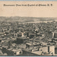 ALBANY NY PANORAMA ANTIQUE POSTCARD