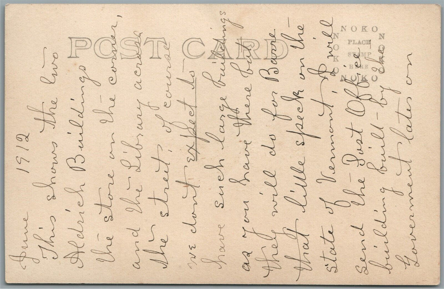 BARRE VT ELM STREET ANTIQUE REAL PHOTO POSTCARD RPPC