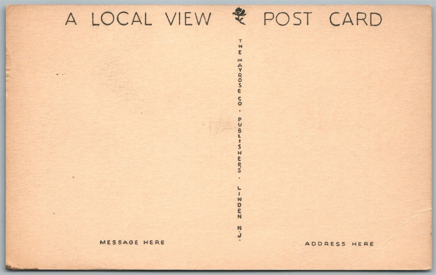 MENLO PARK NJ THOMAS EDISON MONUMENT VINTAGE POSTCARD