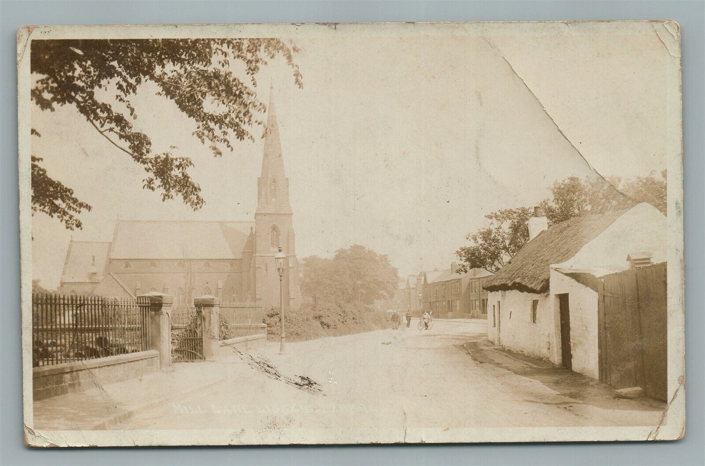 LISCARD ENGLAND ANTIQUE REAL PHOTO POSTCARD RPPC UK