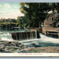 BRISTOL CT OLD DOWNS MILL ANTIQUE POSTCARD