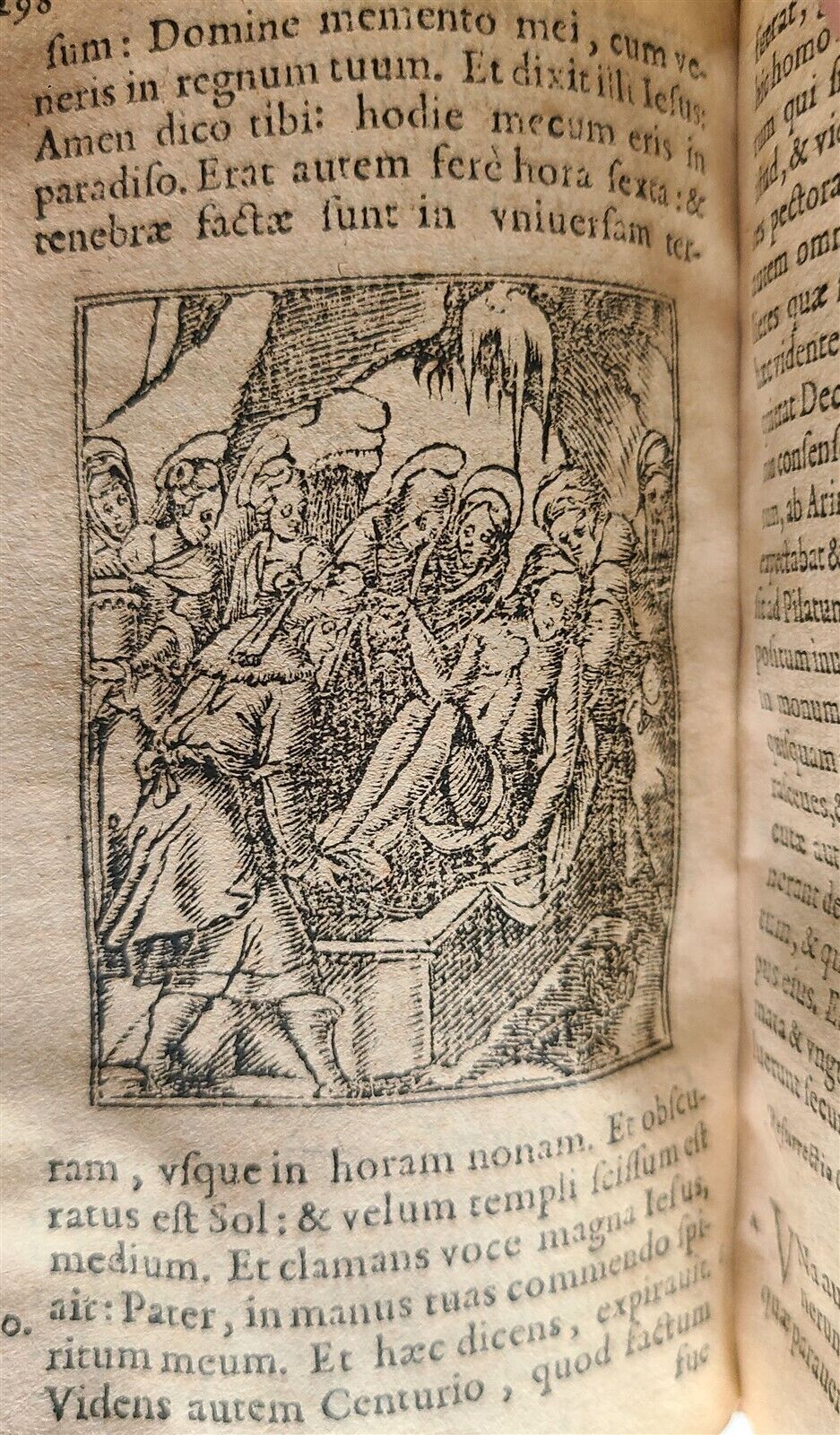 1578 BIBLE in LATIN ILLUSTRATED NEW TESTAMENT VELLUM BOUND 16th CENTURY antique