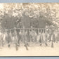 HUNTING SCENE HUNTERS w/ RABBITS & RIFLES REAL PHOTO POSTCARD ANTIQUE RPPC