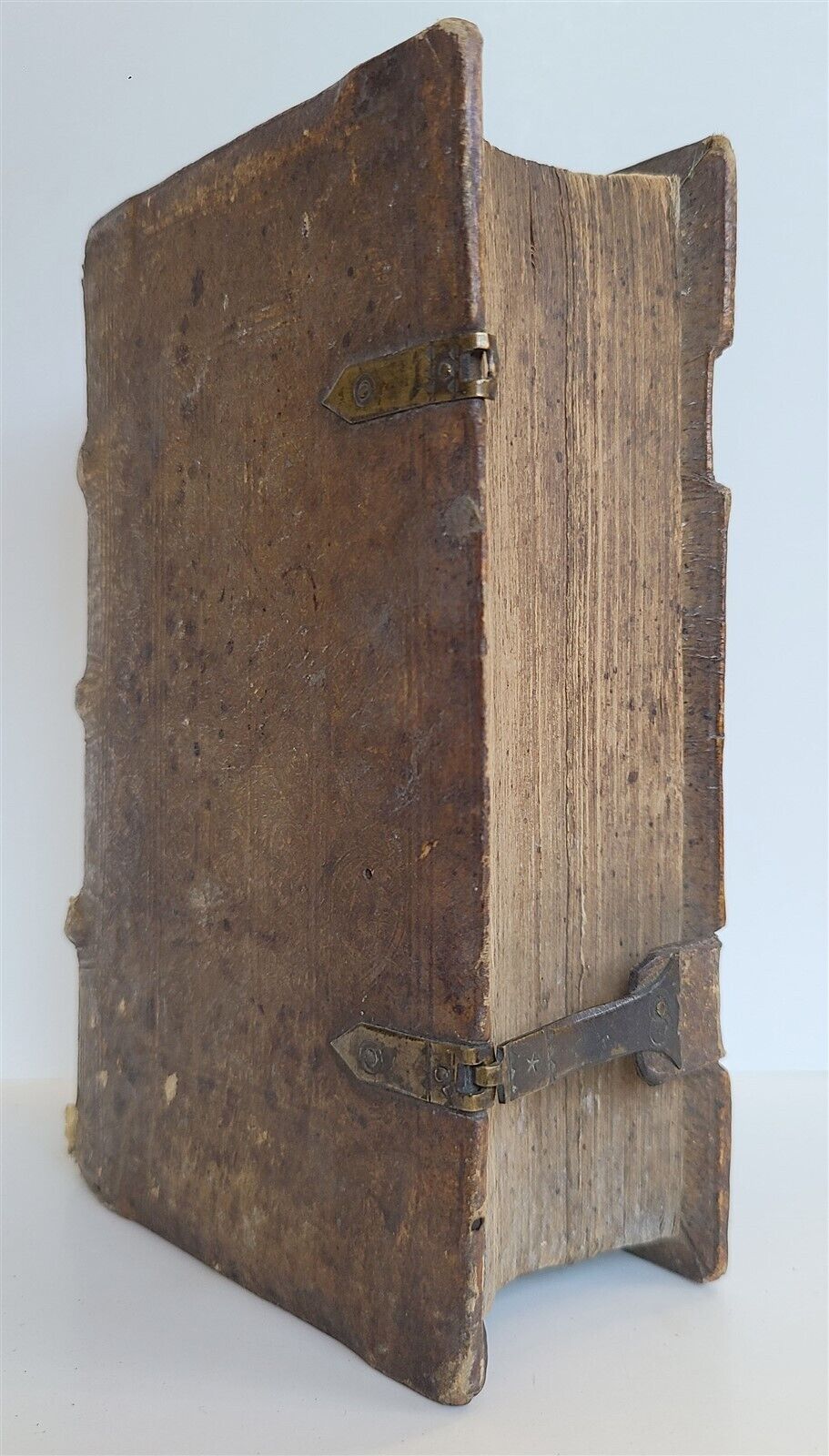 1564 ERASMUS of ROTTERDAM antique HAND TOOLED PIGSKIN BOUND 16th CENTURY