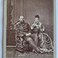 RUSSIAN TSAR ALEXANDER III w/ WIFE early 1900s antique PHOTOGRAPH CABINET PHOTO