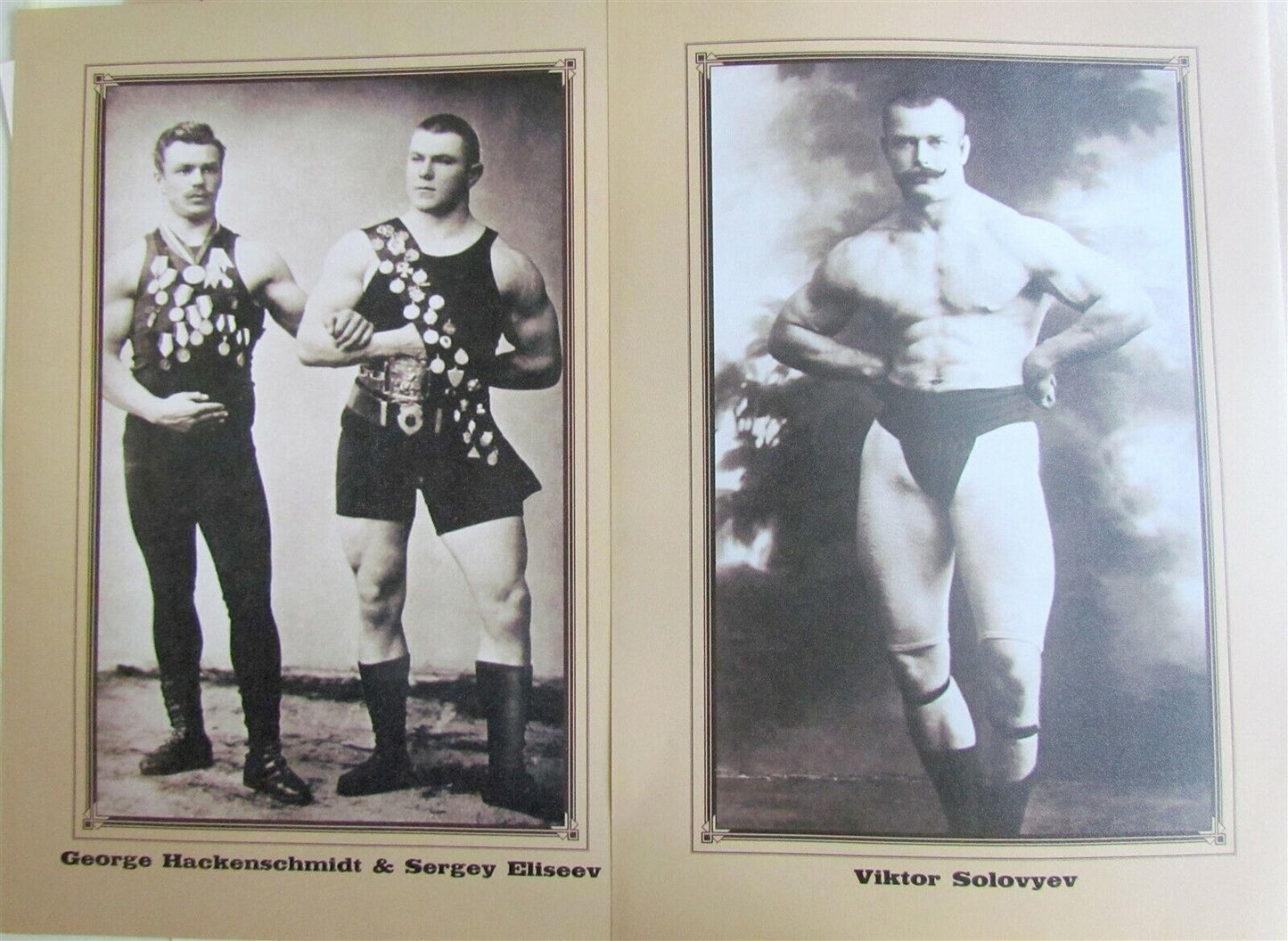 RUSSIAN early 20th CENTURY WRESTLERS SET of 16 POSTERS gay interest