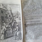 1716 DON QUIXOTE DE LA MANCHE 2 VOLS antique ILLUSTRATED RARE FRENCH EDITION