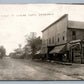 OAKWOOD OH FIRST STREET ANTIQUE REAL PHOTO POSTCARD RPPC