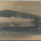 EARLY GERMAN BIPLANE AIRCRAFT PLANE ANTIQUE REAL PHOTO POSTCARD