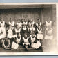 1928 KITCHEN TEAM ANTIQUE REAL PHOTO POSTCARD RPPC