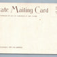 DUTCH COCOA S. BARLETT BOSTON MA ADVERTISING ANTIQUE POSTCARD PRIVATE MAIL CARD