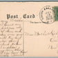 SOUTH FALLSBURG NY POST OFFICE ANTIQUE POSTCARD